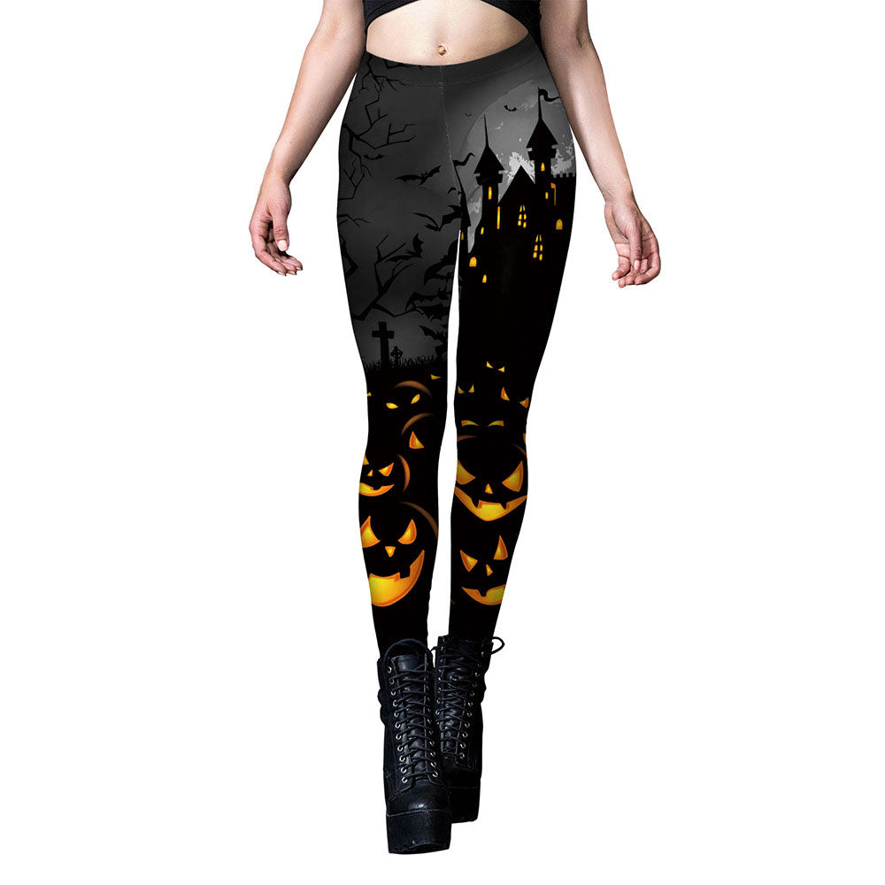 Women's Halloween High Waisted Yoga Leggings