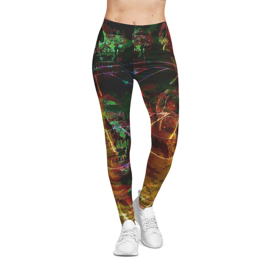 Leggings for Women Casual Abstract Grunge Y2k Streetwear Active Wear Gym Leggings Tights