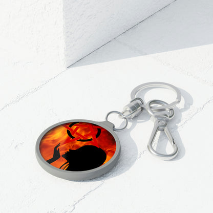 Witch Pentagram Keyring, Goth Witchy Wiccan Paganism Gifts for Her