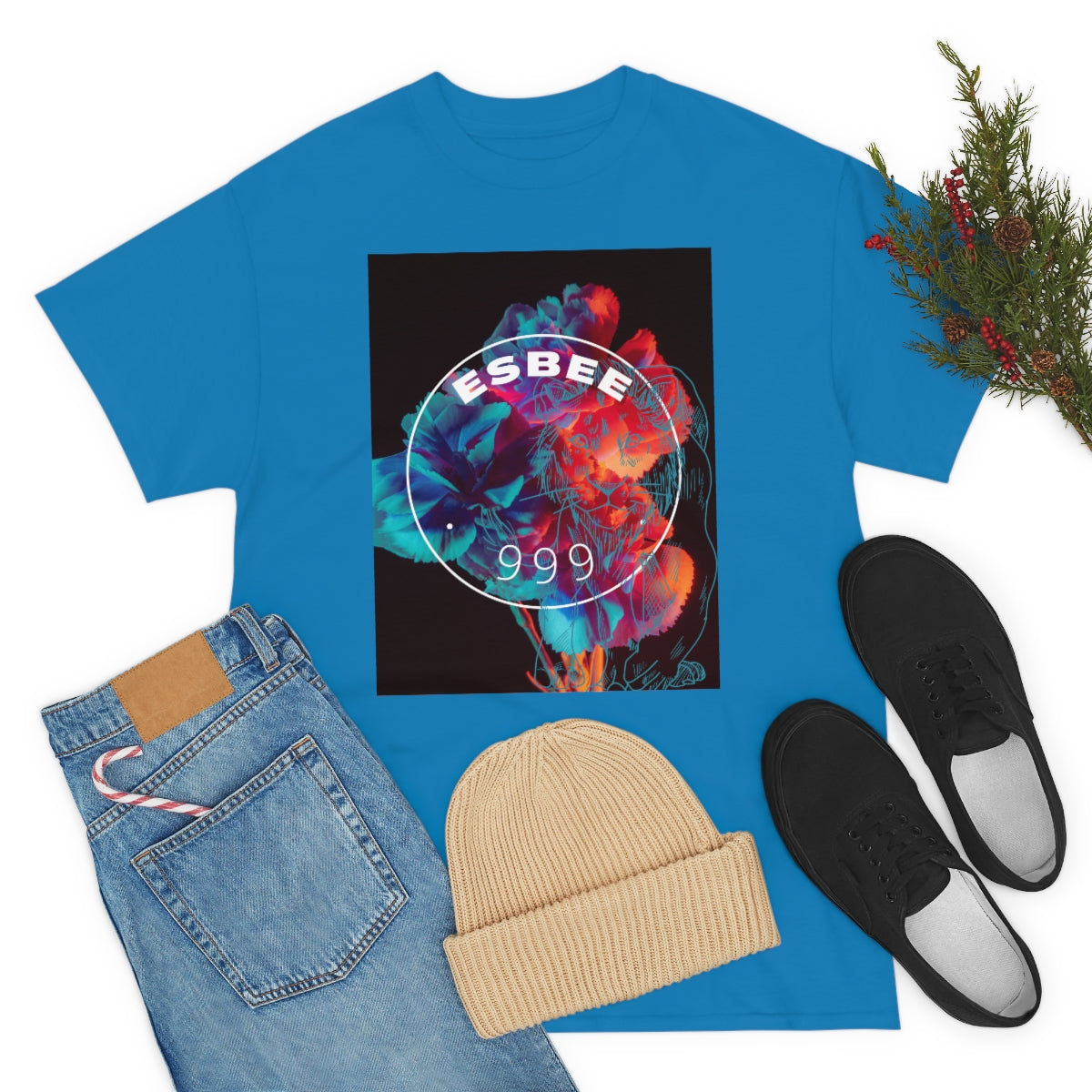 Y2k Abstract Art Graphic Tee Unisex Crewneck Shirt, Streetwear Grunge