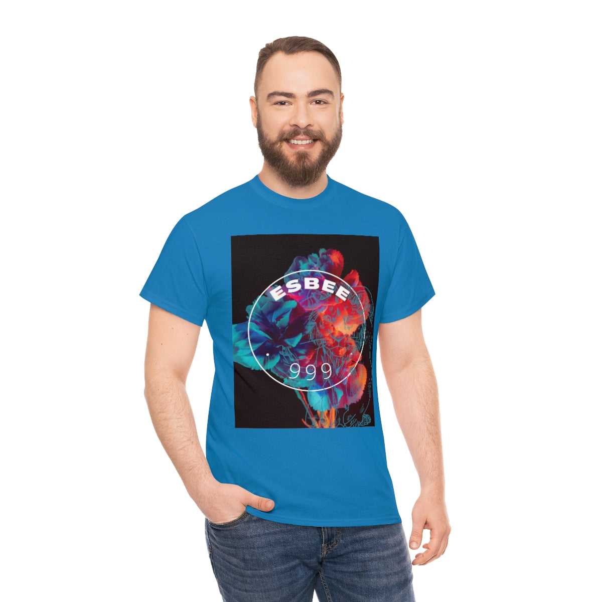 Y2k Abstract Art Graphic Tee Unisex Crewneck Shirt, Streetwear Grunge