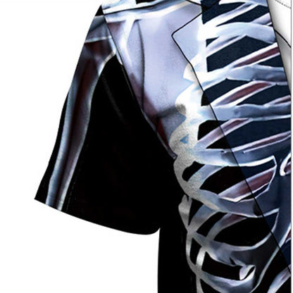 Halloween Skeleton Shirt Costume Crewneck Unisex