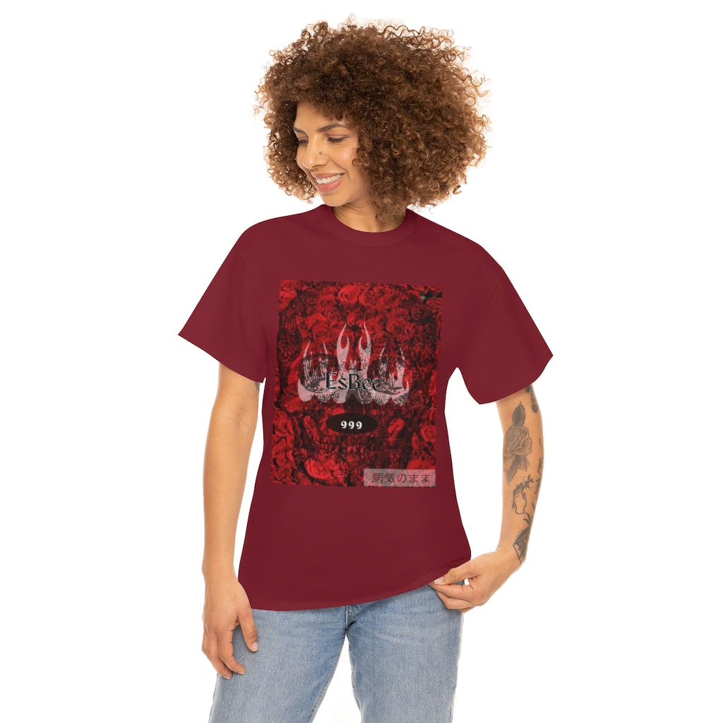 Goth Streetwear Skull Skeleton Shirt, Goth Style Y2k Clothes Plus Size