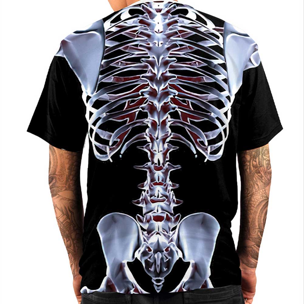 Halloween Skeleton Shirt Costume Crewneck Unisex