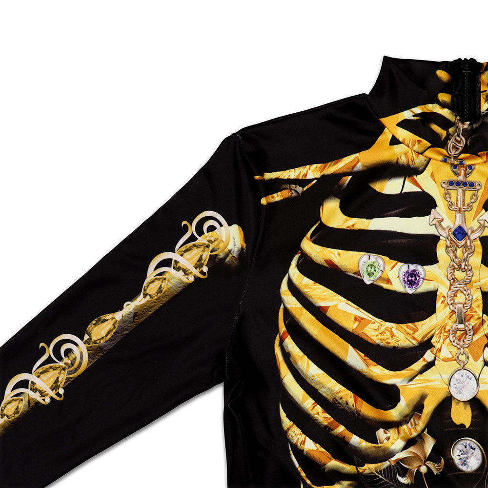 Women's Skeleton Dress Cosplay Hot Sexy Halloween Costume