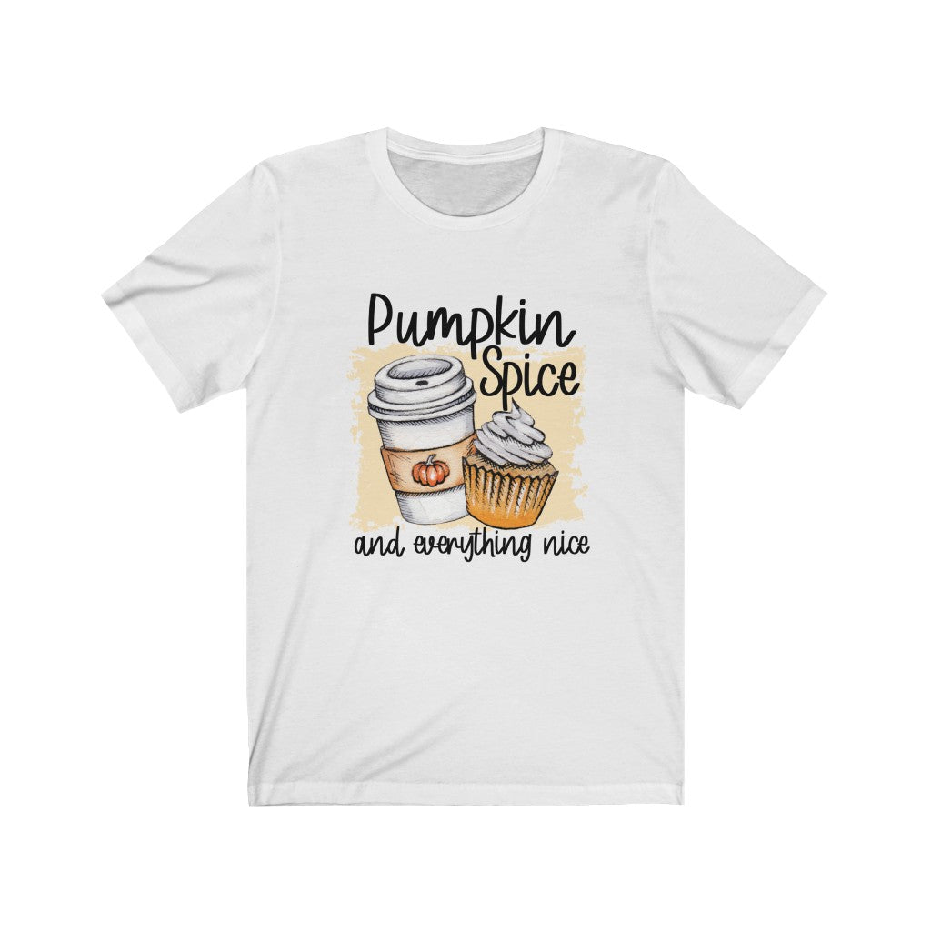Pumpkin Spice Shirt, Fall Cute Crewneck Graphic Tee Shirt