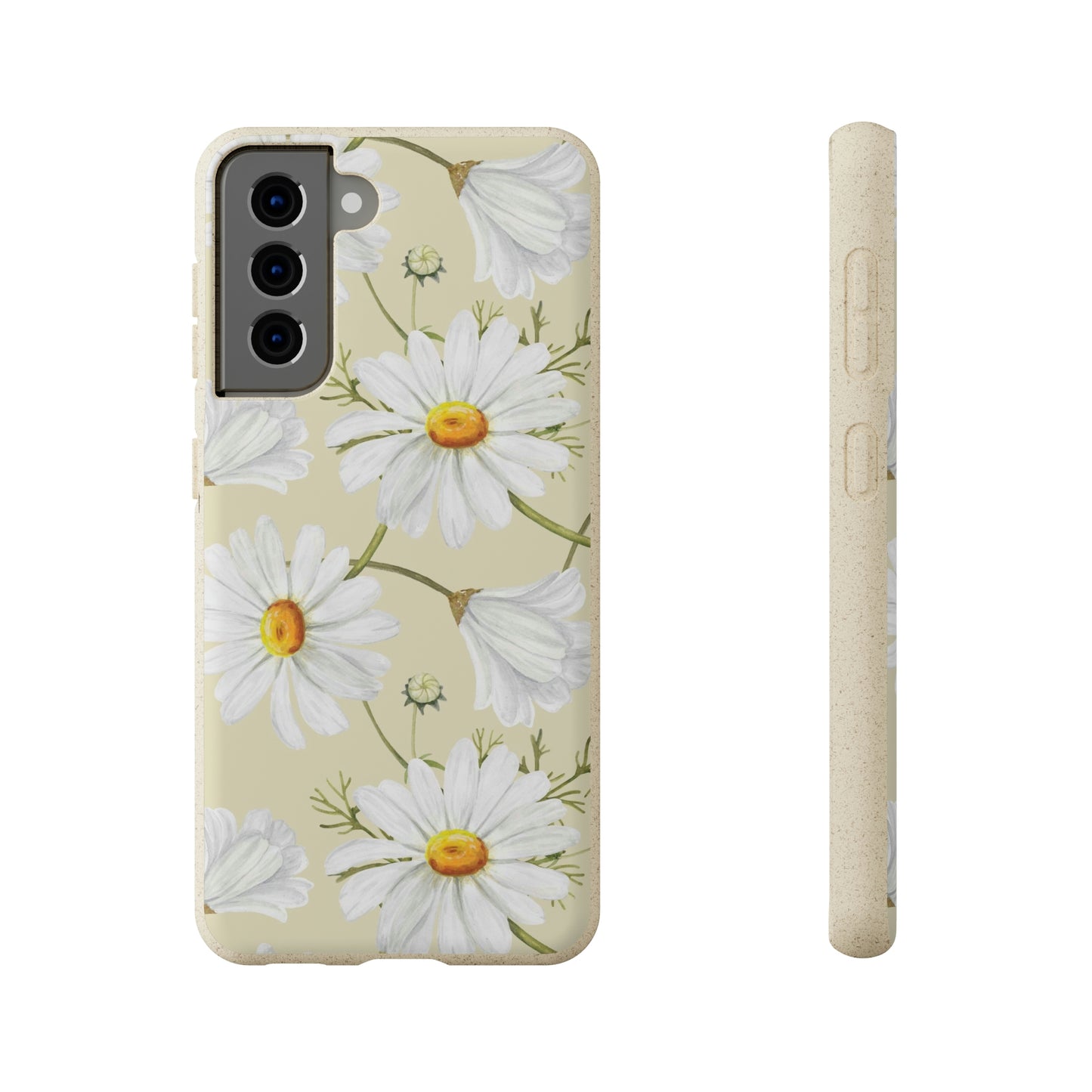 Floral Flower Tough Phone Case, Cute Cool Trendy Biodegradable Phone Case