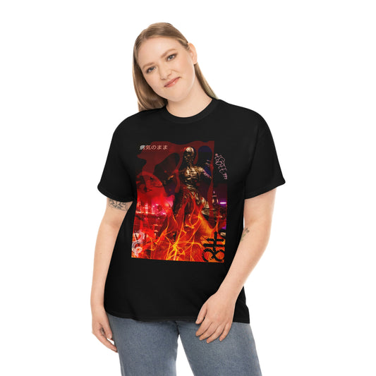 Graphic Tee Streetwear, Y2k Retro Graphic T-Shirt, Unisex Heavy Crewneck Tee