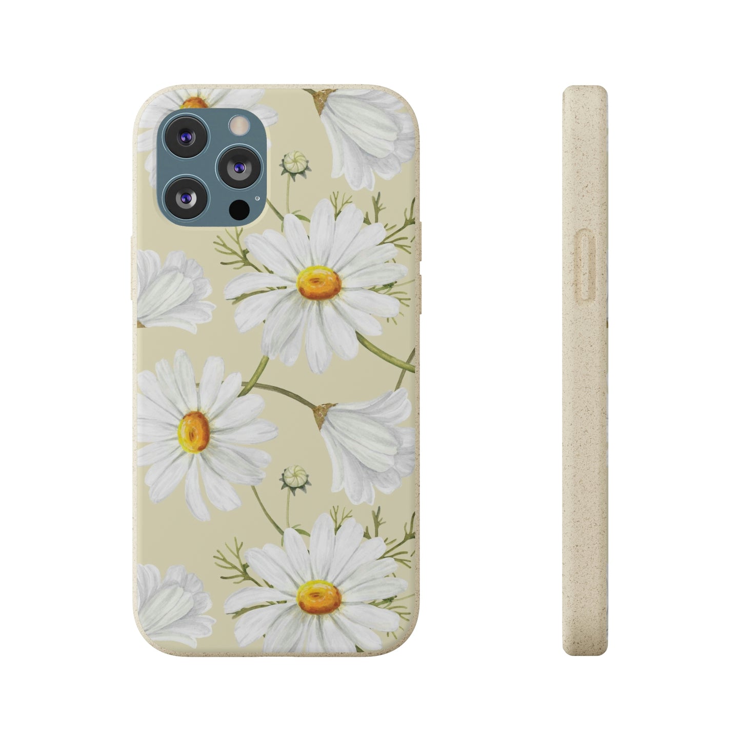 Floral Flower Tough Phone Case, Cute Cool Trendy Biodegradable Phone Case