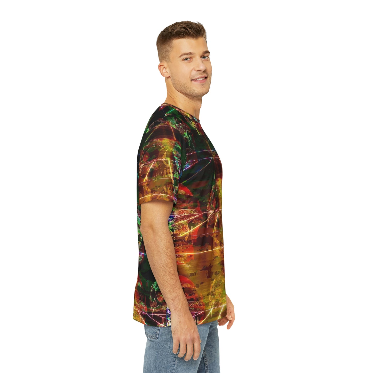 Streetwear Abstract Shirt, Y2k Grunge Goth Shirt, Cool Street wear