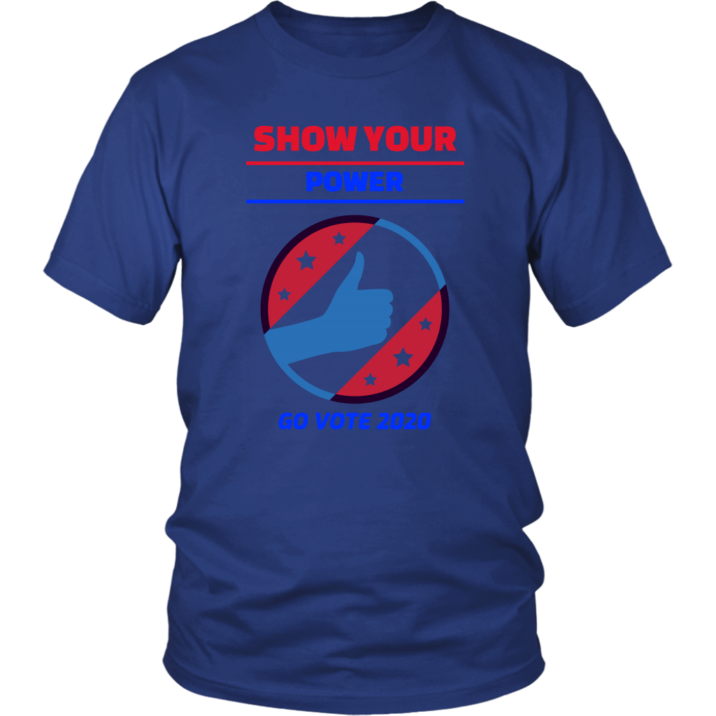 Election 2020 Gra[hic Tee Shirt Show Your Power Vote 2020 Demoract Voting Shirt