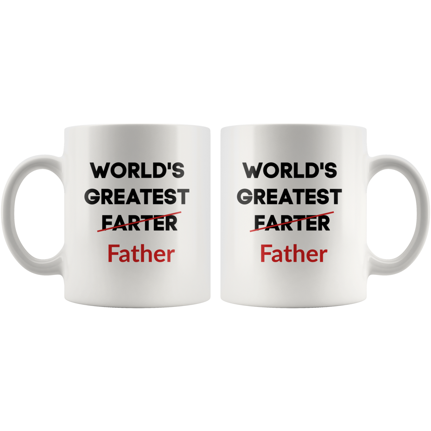 World's Greatest Farter (I mean Father) Funny Father's Day Coffee Mug Gift Dad Gift Mugs