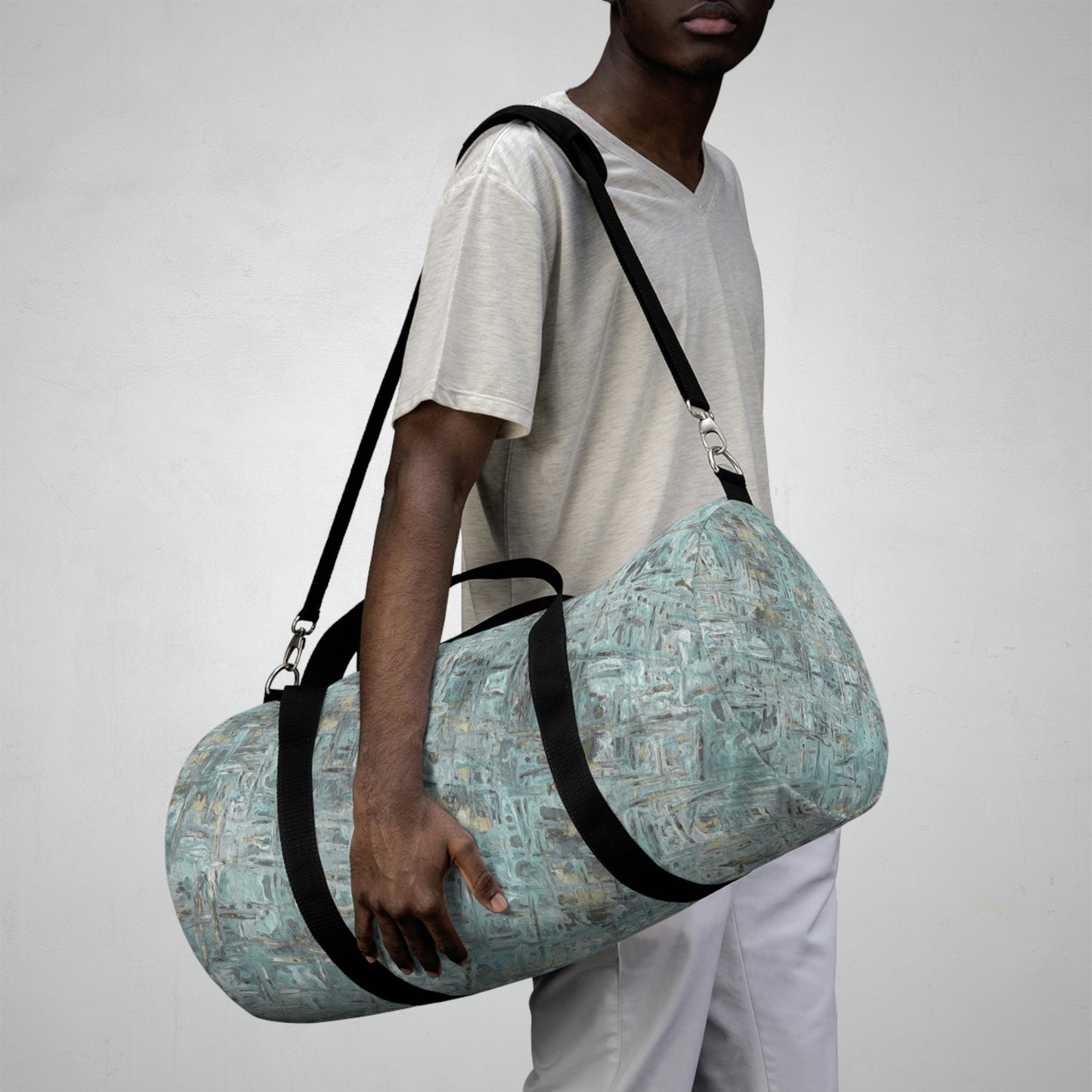 Abstract Duffle Bag, Weekender Duffle Bag, Carry- on Travel Overnight Canvas Duffel Bag