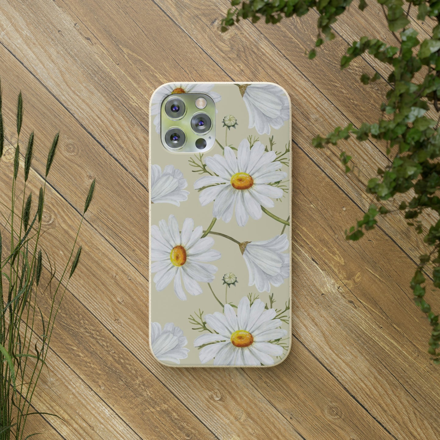 Floral Flower Tough Phone Case, Cute Cool Trendy Biodegradable Phone Case