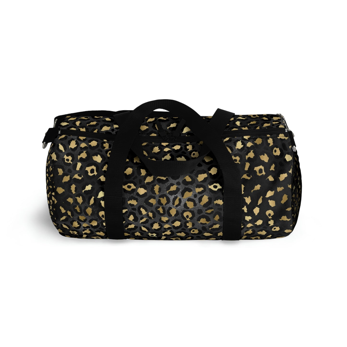 Leopard Print Duffle Bag, Weekender Duffle Bag, Carry-on Travel Overnight Canvas Duffel Bag