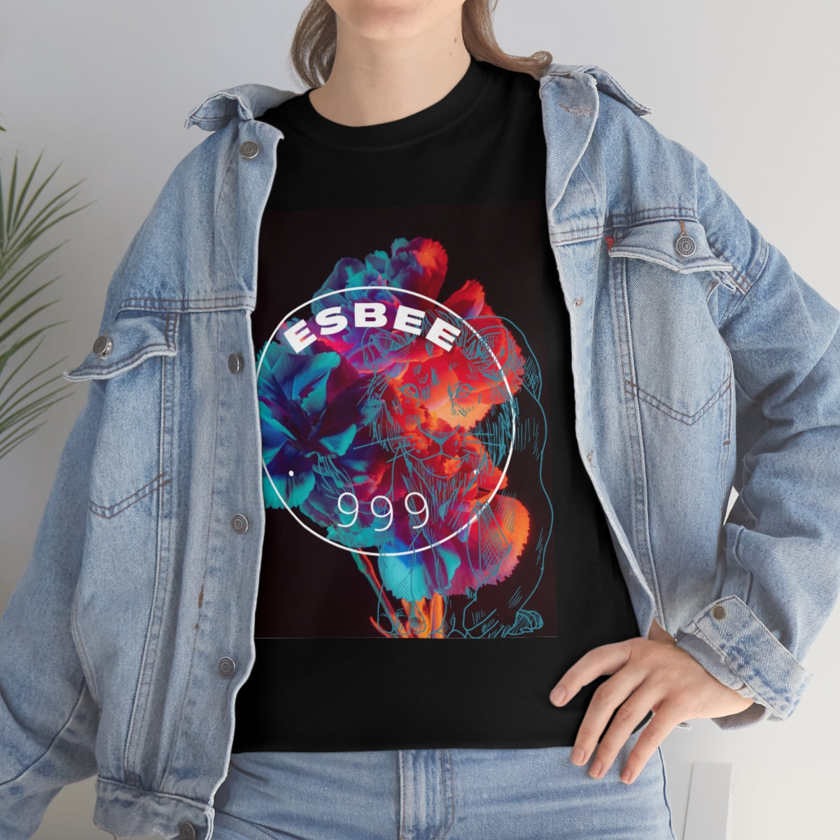 Y2k Abstract Art Graphic Tee Unisex Crewneck Shirt, Streetwear Grunge
