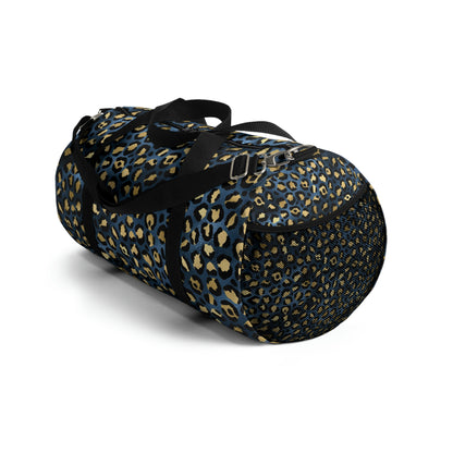 Leopard Print Duffle Bag, Weekender Duffle Bag, Carry-on Travel Overnight Canvas Duffel Bag