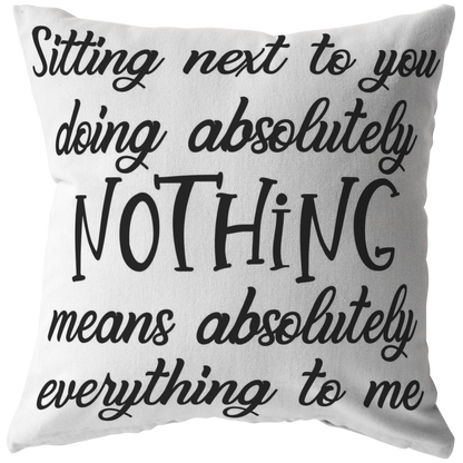 Throw Pillow Home decor Gift for Husband Wife Boyfriend Girlfriend Valentines Anniversary