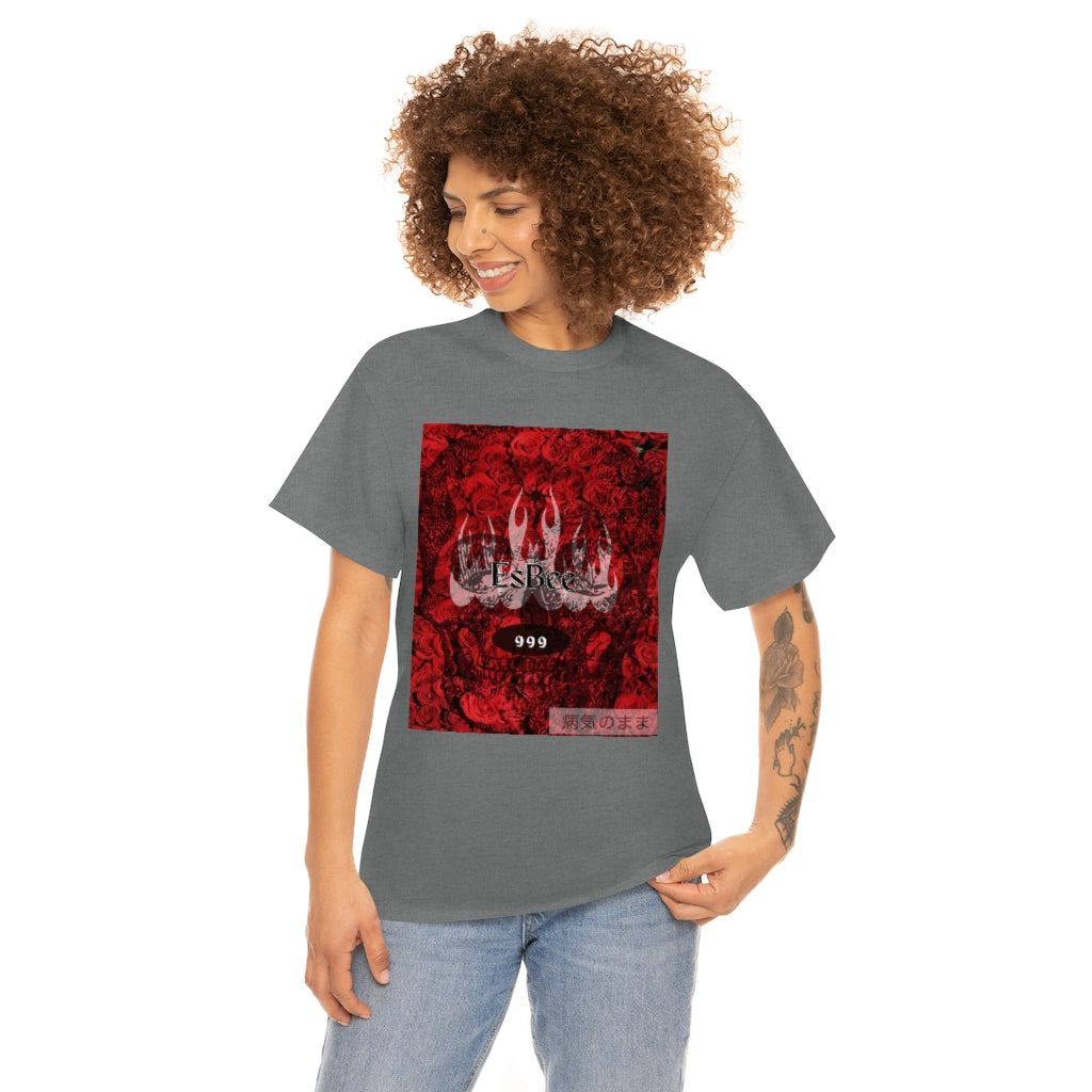 Goth Streetwear Skull Skeleton Shirt, Goth Style Y2k Clothes Plus Size