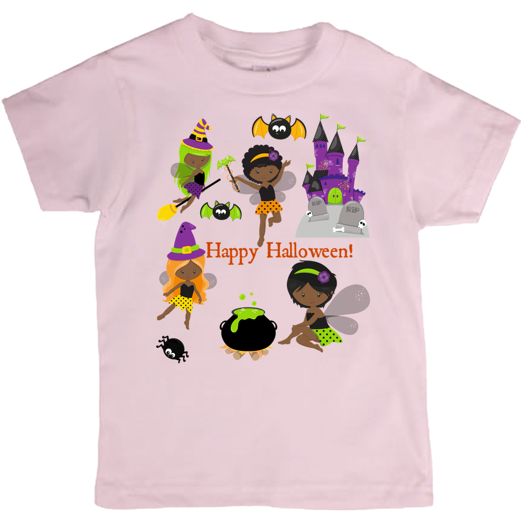 Happy Halloween Shirt, Black Girl Halloween T-Shirt, Black Girl Gift,  Unique Halloween Tee, Cute Shirt