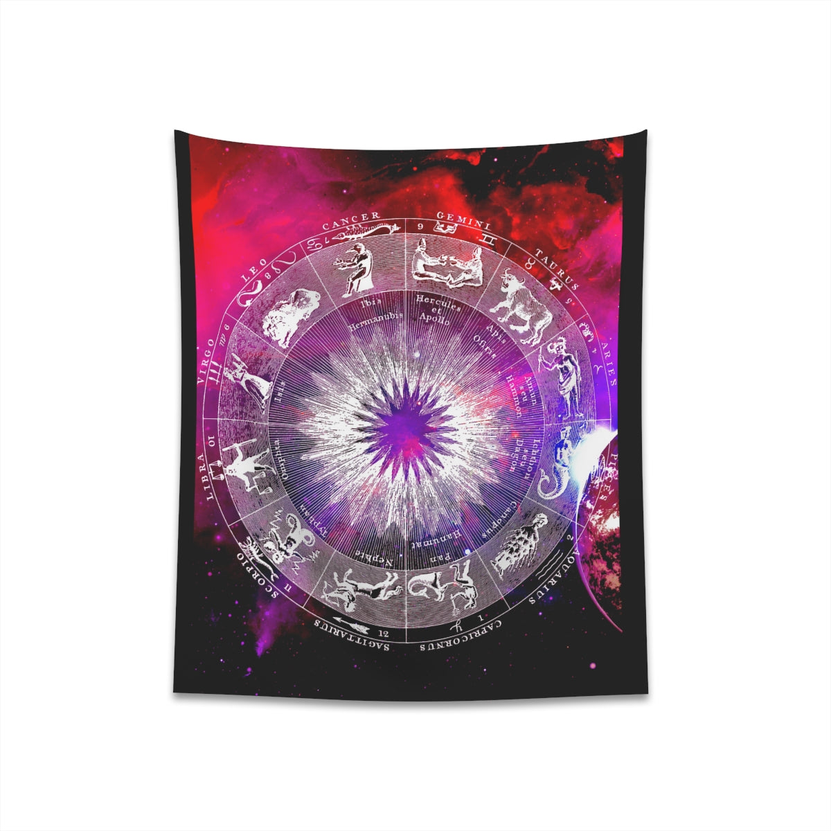 Zodiac Sign Tapestry, Wall Art, Zodiac Sign Gift, Wall Tapestry Aesthetic, Boho Wall Hanging