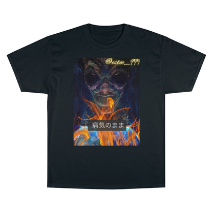 Champion Graphic Goth T-Shirt, Halloween Shirt Cool Trendy Aesthetic Unisex