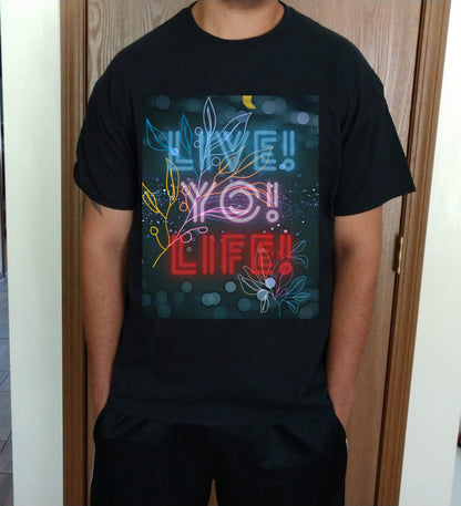 Esbee Custom Shirt, Live Yo Life! Unisex Graphic Shirt