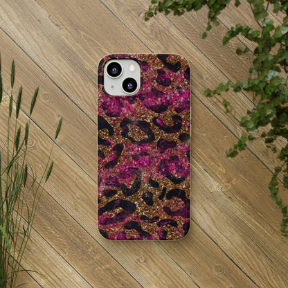 Animal Print Eco-Friendly Biodegradable Phone Case: Protect Your Device & the Planet"