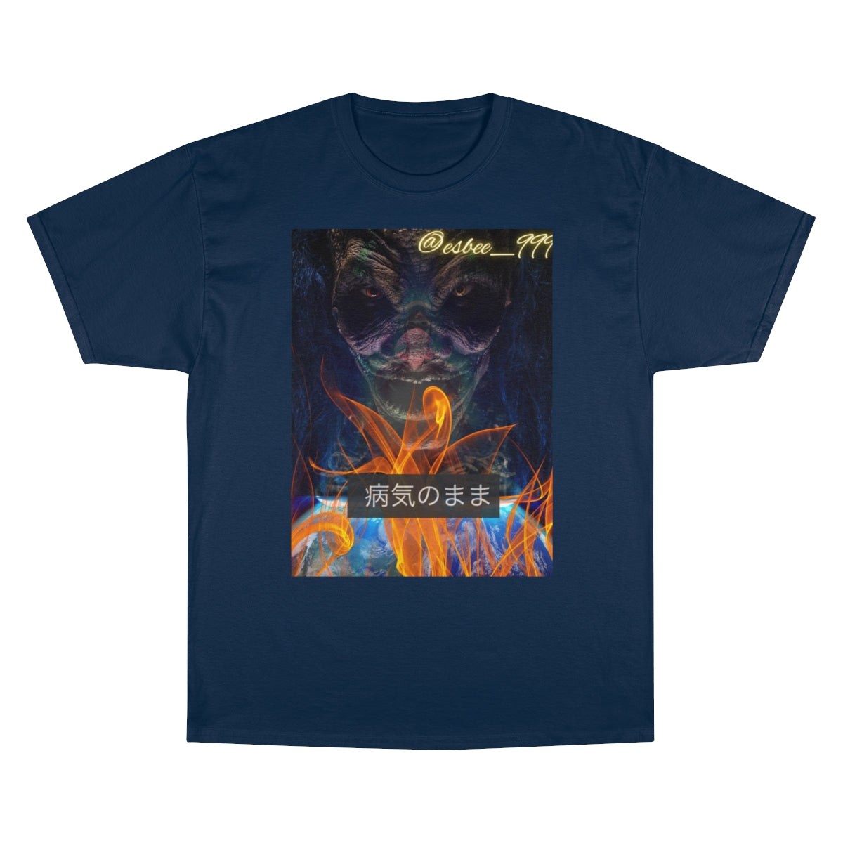Champion Graphic Goth T-Shirt, Halloween Shirt Cool Trendy Aesthetic Unisex