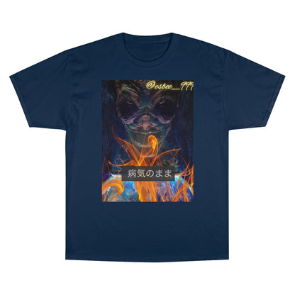 Champion Graphic Goth T-Shirt, Halloween Shirt Cool Trendy Aesthetic Unisex