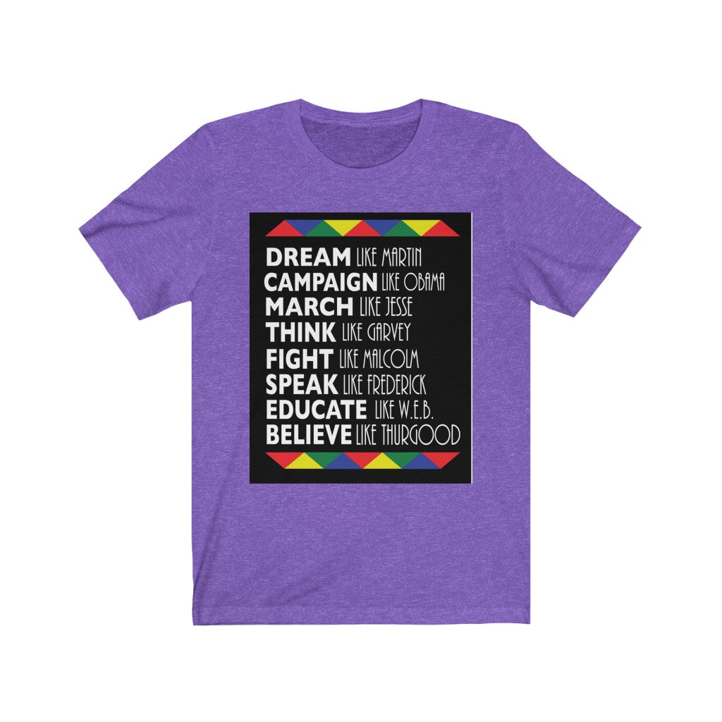 African American History T-Shirt-Black History Month Shirt Unisex Jersey Short Sleeve Tee