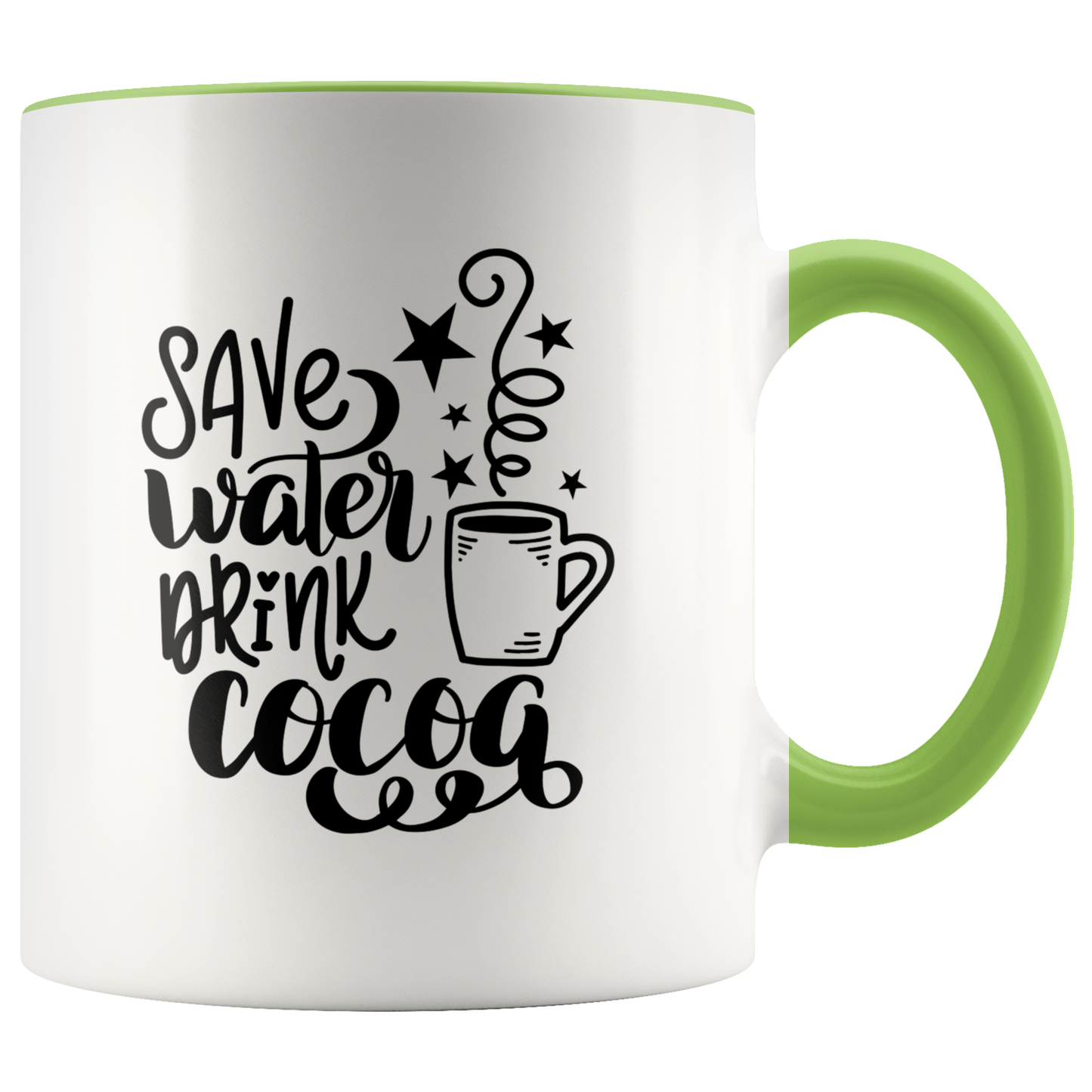 Hot Cocoa Mug Gift for Her Him Ceramic Mug  Funny Mug