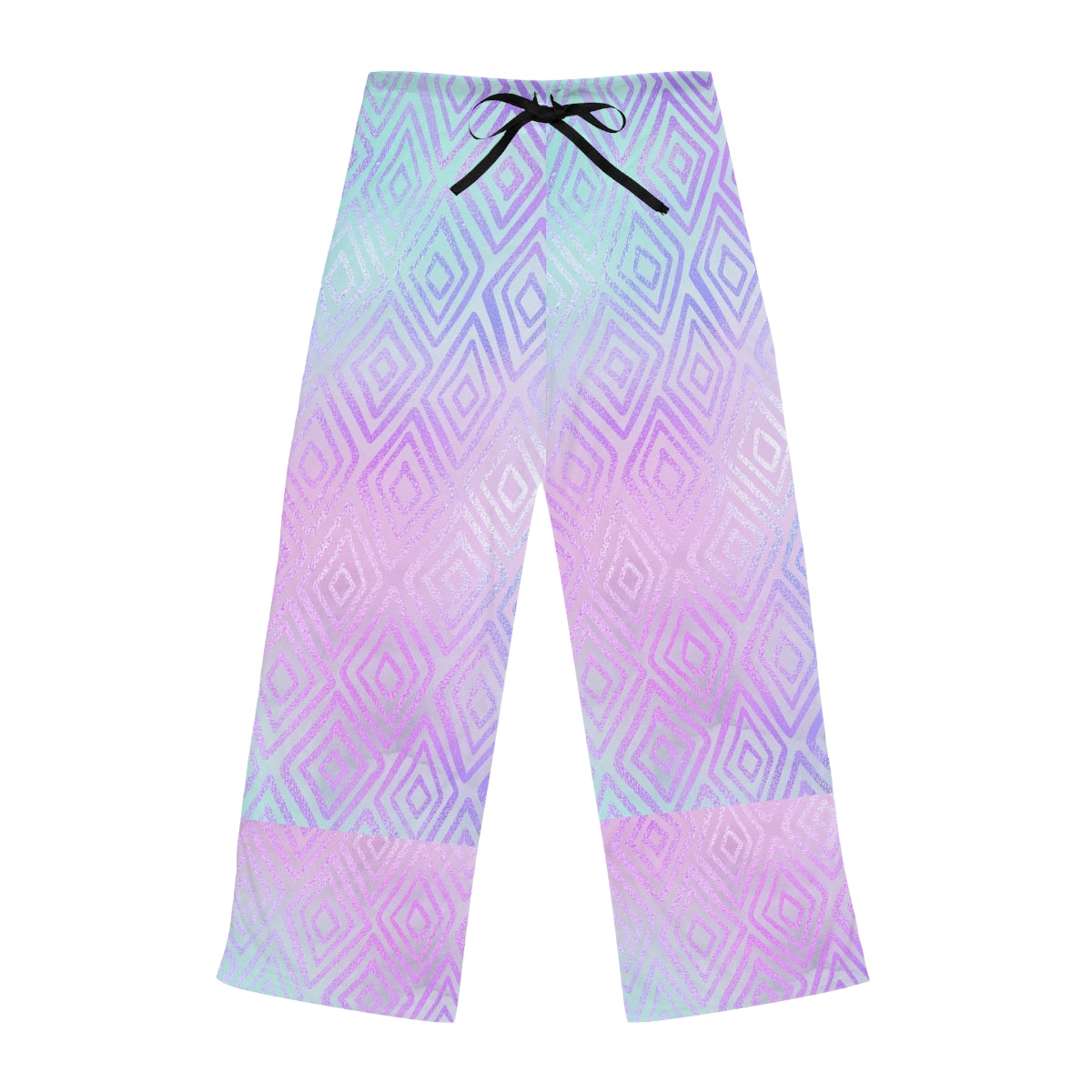 Women's Tie Dye Pajama Pants Loungewear, Cute Lounge Pants Holiday (AOP)