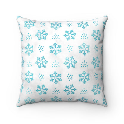 Snowflake Throw Pillow, Throw Pillow Cover, Christmas Decor, Home Decor, Couch Pillow, Fun Throw Pillow