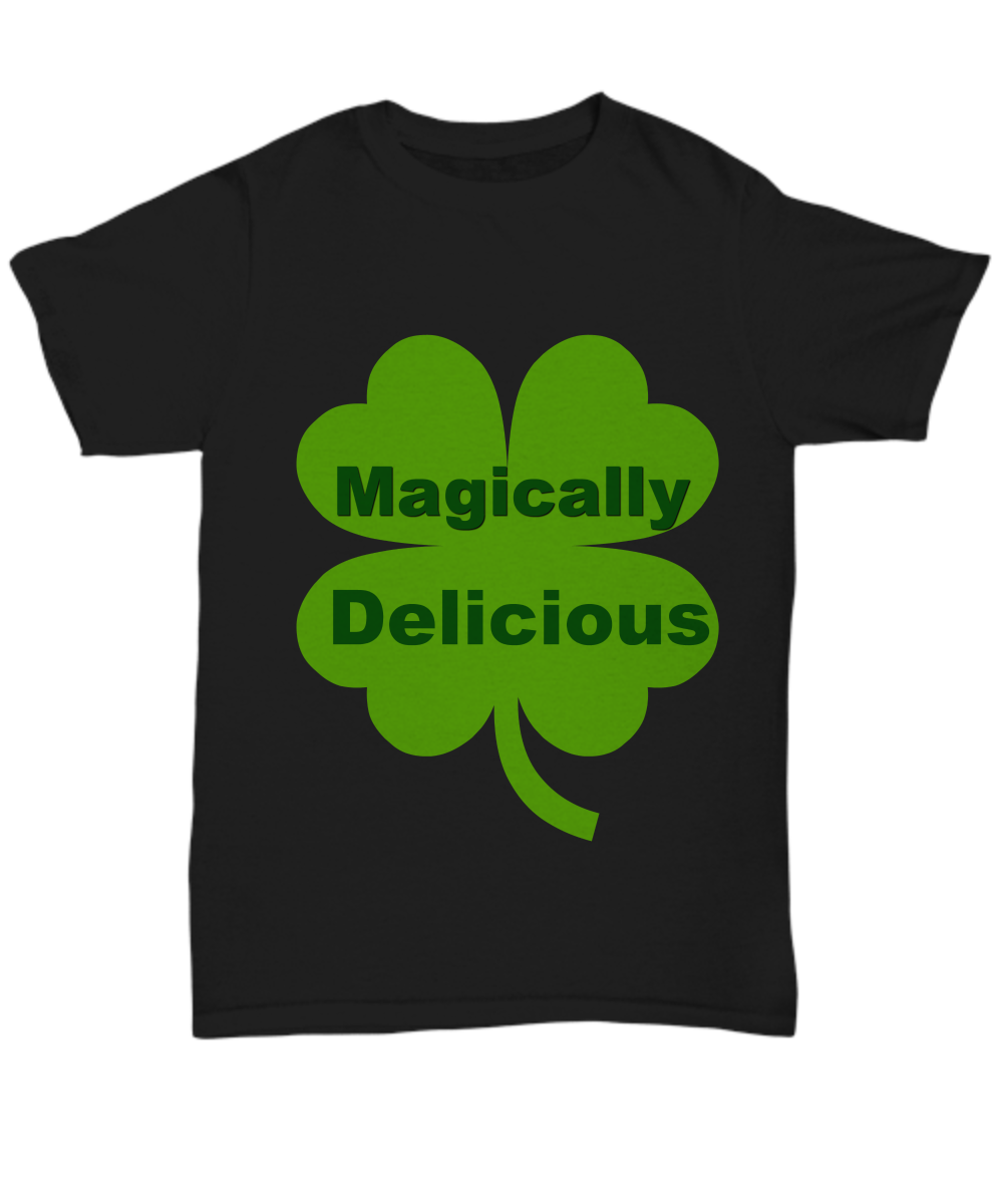magically delicious black t-shirts
