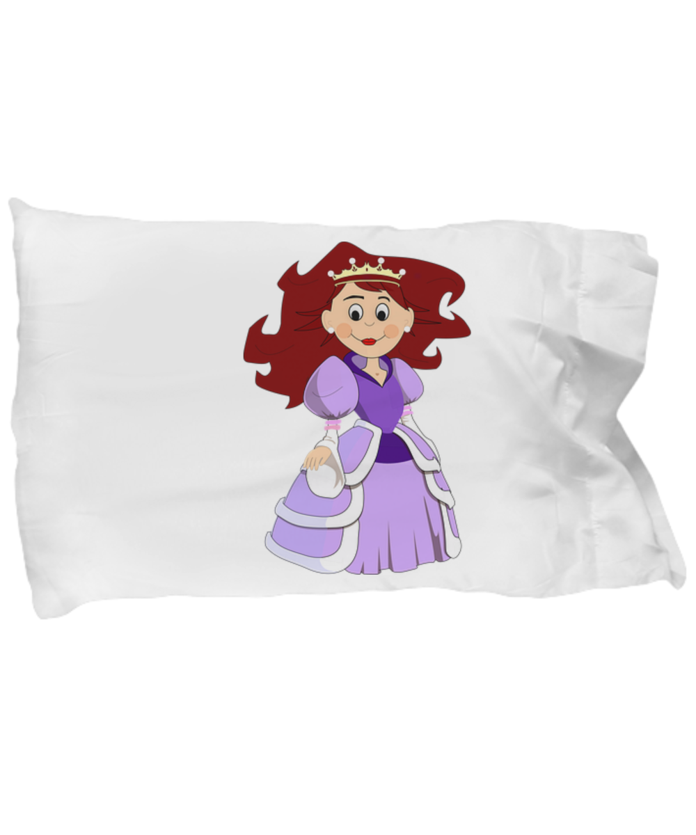 Princess Pillowcase/ Beautiful Custom Unique Gifts For Girls/ Fun Bedding Accessory Pillow Cover