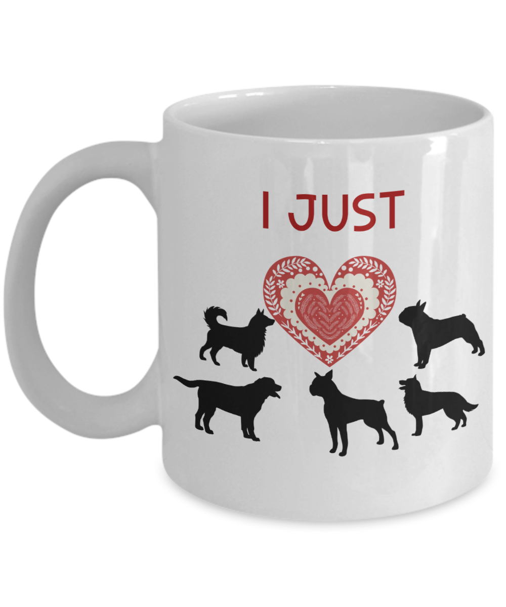 I Love Dogs Coffee mug Dog Dad Or Mom Dog Lover Gift Custom Mug Dog mug Gift for Her Or Him