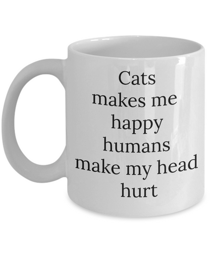 Cat lovers gift coffee mug cat mug cat mom dad gifts