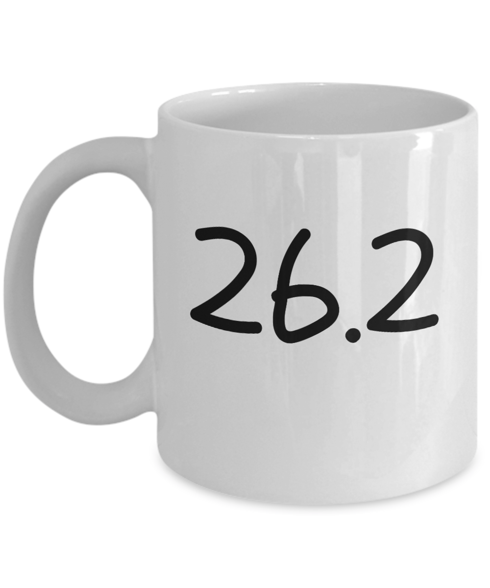 Marathon Runners 26.2K Sports Novelty Coffee Mug Custom Printed Mug