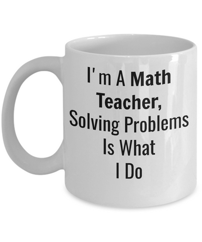 math teacher mug
