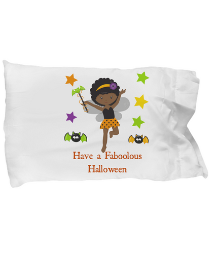 Have A Faboolous Halloween Pillowcase For Black Girls Kids Bedding Pillow Cover Fun