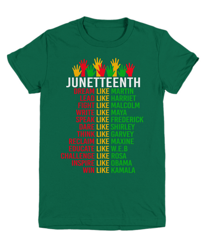 Juneteenth Shirts Adults Kids Celebration Tshirts