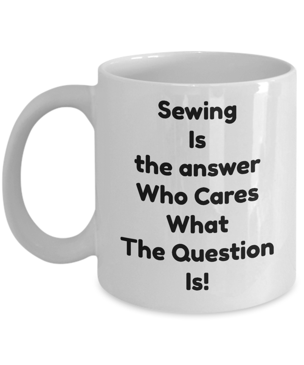 sewing theme mugs
