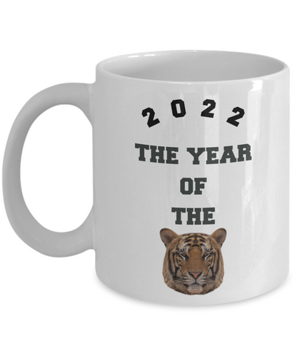 Year of the Tiger Coffee Mug New Years 2022 Cute Mug