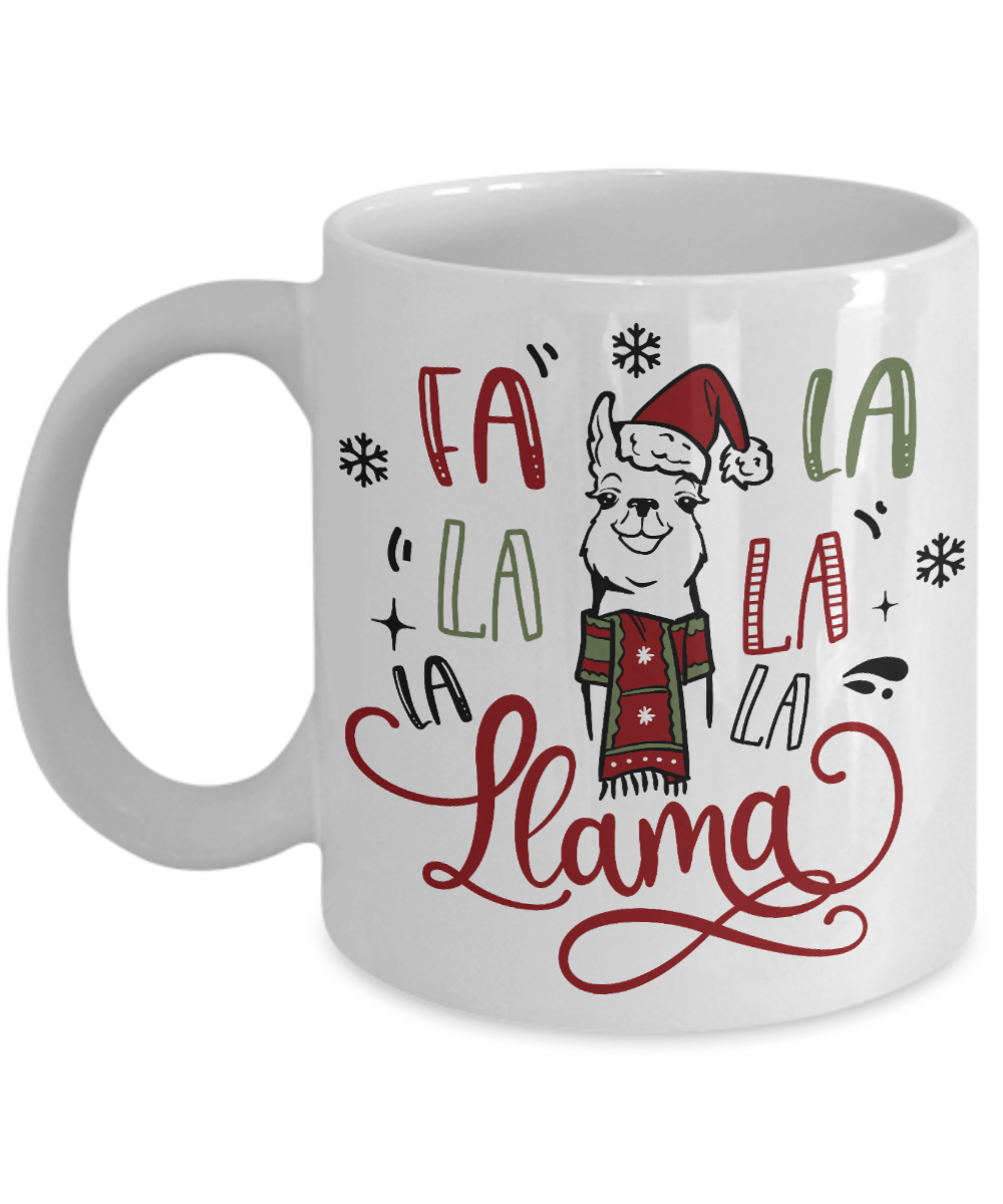 Llama Christmas Coffee Mug Christmas gift Funny Custom mug Llama Lover