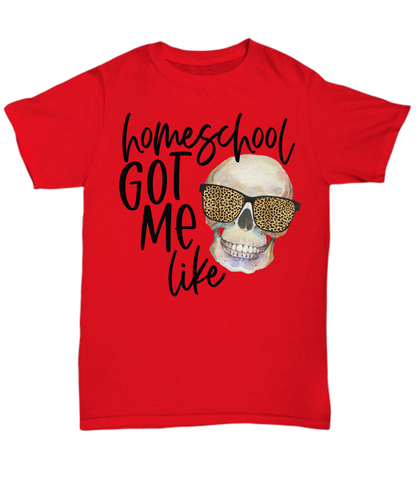 Funny Homeschool Tee Shirt Graphic T-shirt Mom Shirt