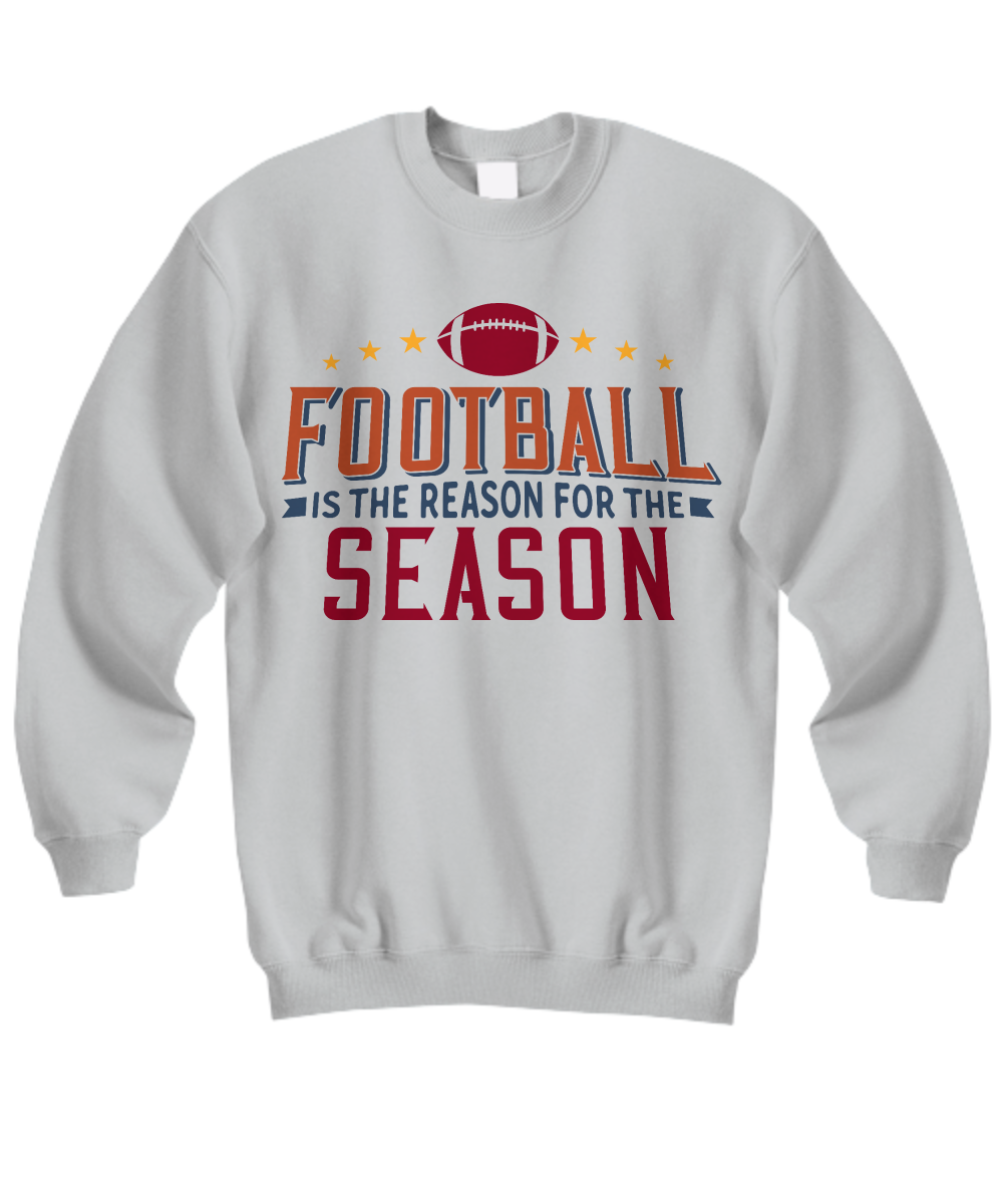 Football Sweatshirt  Football Lover Gift  Football Mom Dad  Gift for boyfriend Football Fan