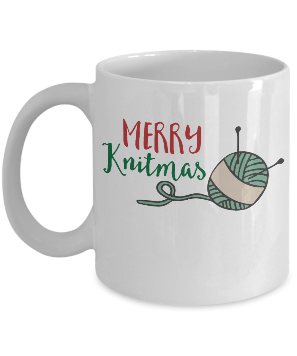 Knitters Coffee Mug Christmas Gift Custom Mug