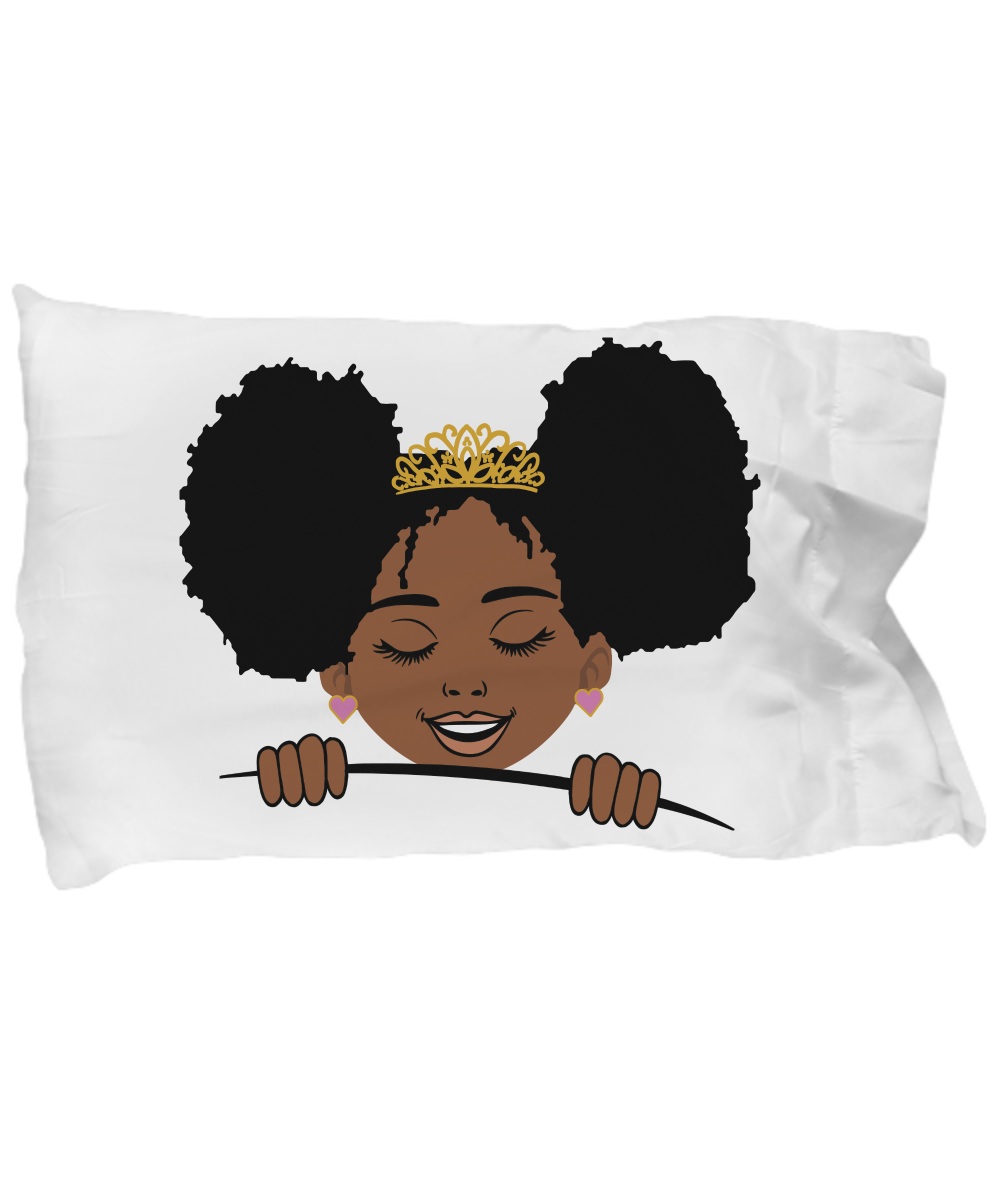 Afro girls pillowcase pillow cover gifts for girls unique