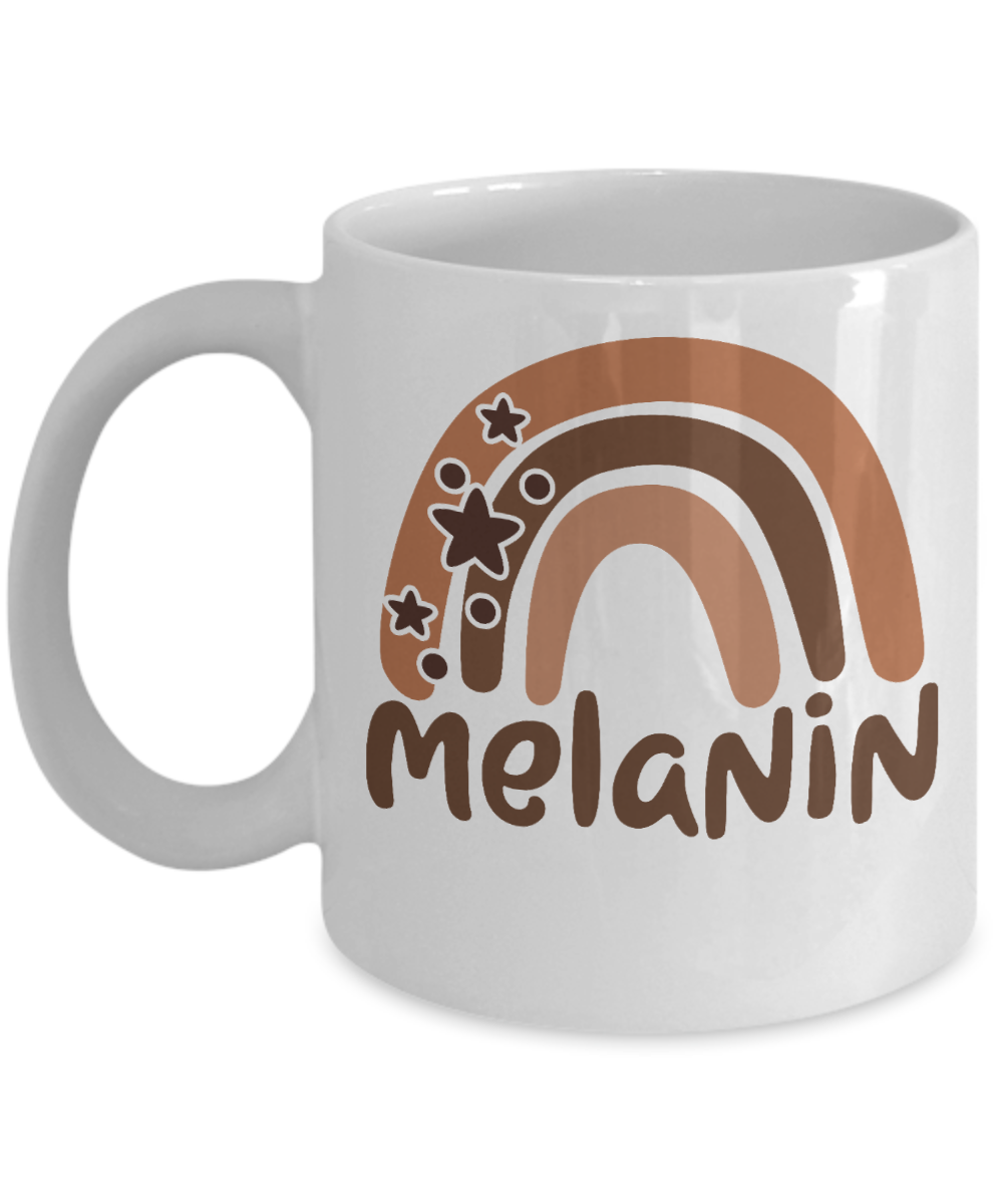 Melanin Rainbow Coffee Mug Cute Mug Black Culture